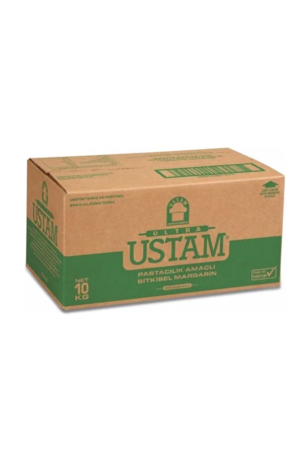 Ustam Normal 10 kg yeşil kutu pastacılık margarini