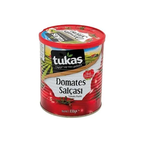 Tukaş Domates Salçası 830 g ürün ambalajı